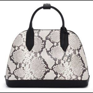 Henri Bendel TRENDY Snake Print Dome Satchel